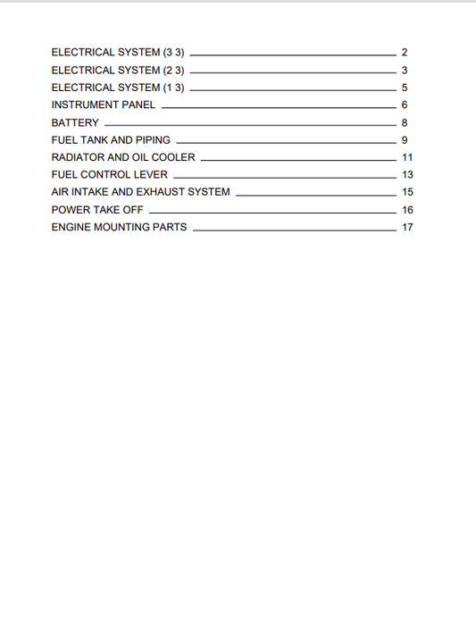 Komatsu PC60-3 Excavator Parts Manual S/N 18001-UP
