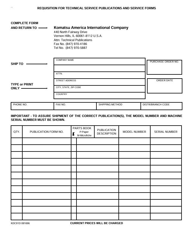Komatsu WA120-3 & WA120L-3 Technical Shop Manual – CEBM002002