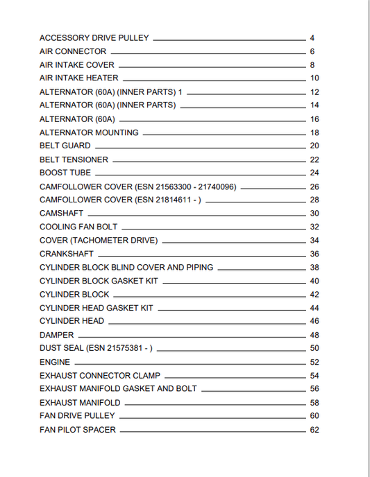 Komatsu WA320-5 Wheel Loader Parts Manual & Parts Book PDF