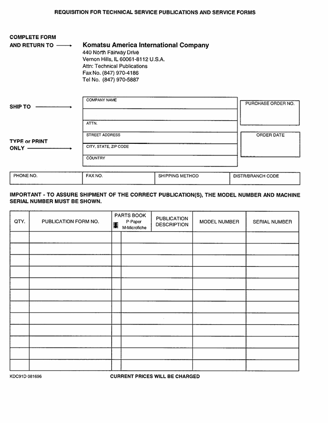 Komatsu WA800-2 Technical Maintenance Manual – CEBM002400