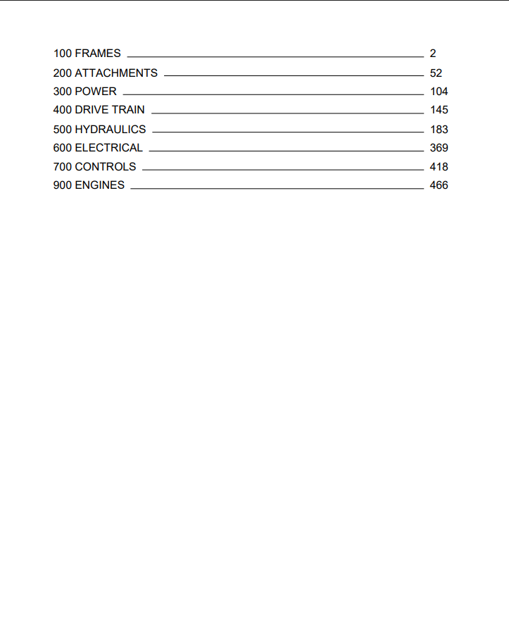 TIGERCAT 620H SKIDDER PARTS CATALOGUE MANUAL (6209001 - 6209999)