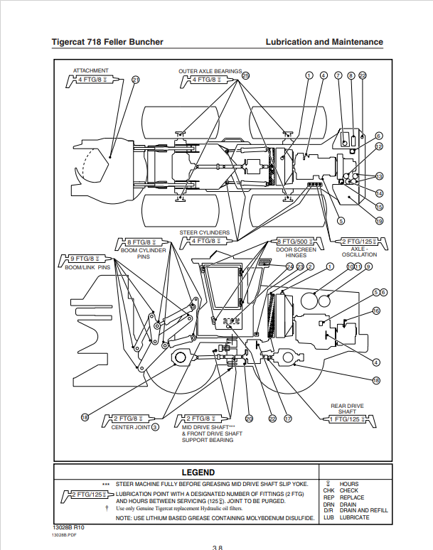 Tigercat 718 Feller Buncher Operator Manual 15810A 1