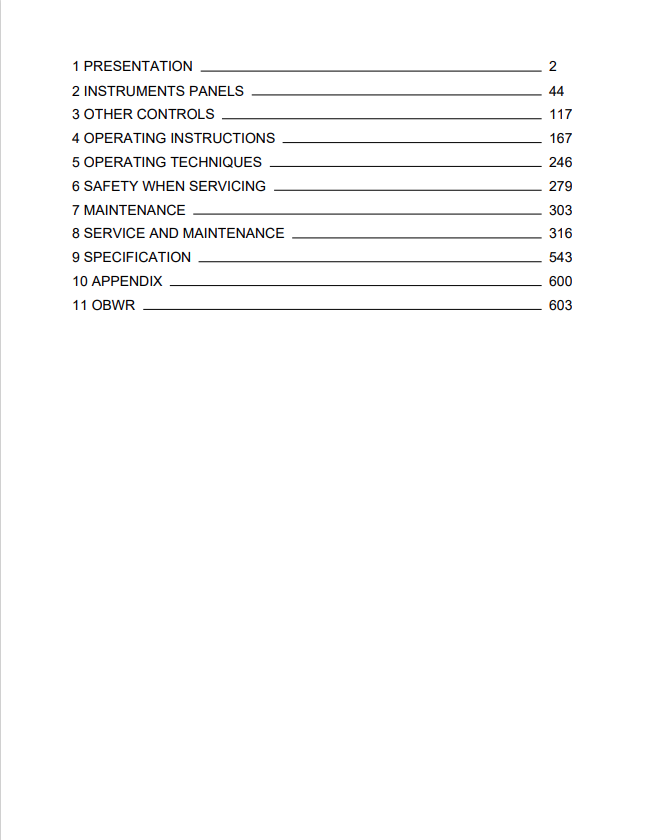 Volvo A40F FS BM Articulated Hauler (Art) Operator Manual Sn 11001-99999 - PDF File