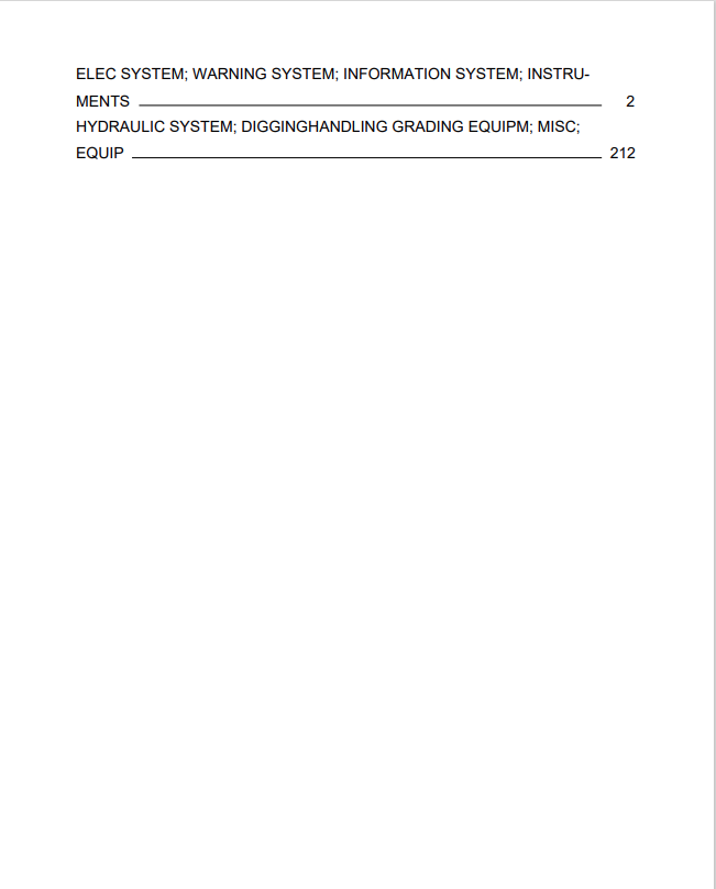 Volvo L32 Compact Wheel Loader Electrical And Hydraulic Schematic Manual - PDF File