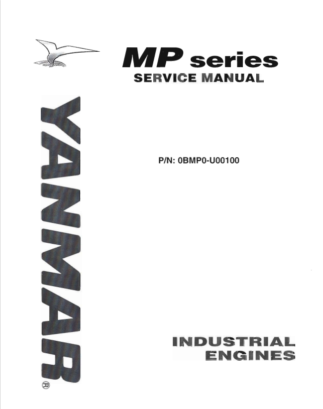 YANMAR INDUSTRIAL ENGINES MP SERIES SERVICE MANUAL PDF