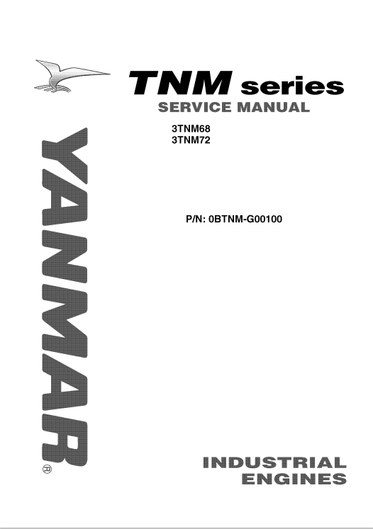 YANMAR INDUSTRIAL ENGINES TNM SERIES SERVICE MANUAL PDF