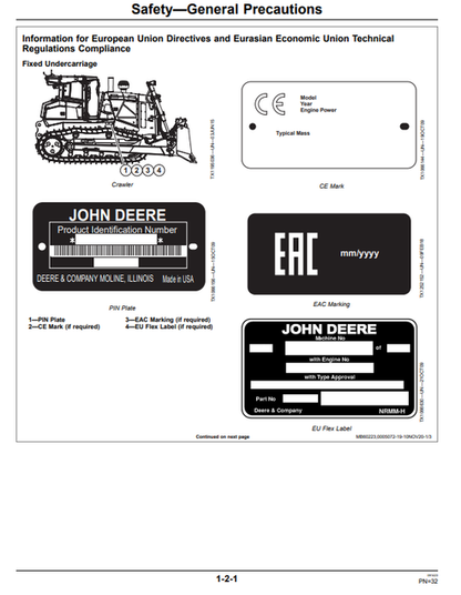 1050K Crawler Dozer Operator Manual OMT312911X19 PDF