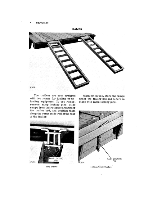 1125, 1135 And 1145 Industrial Trailer Operator Manual OMU40522 PDF