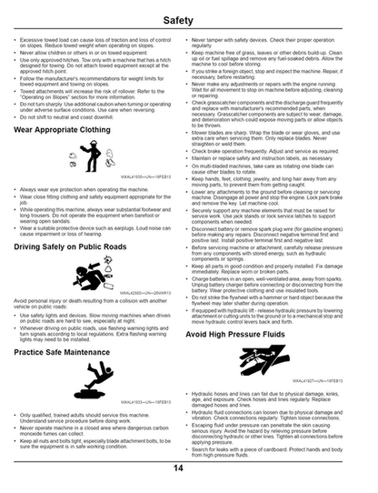 John Deere D105-D170 Lawn Tractor Operation & Maintenance Manual