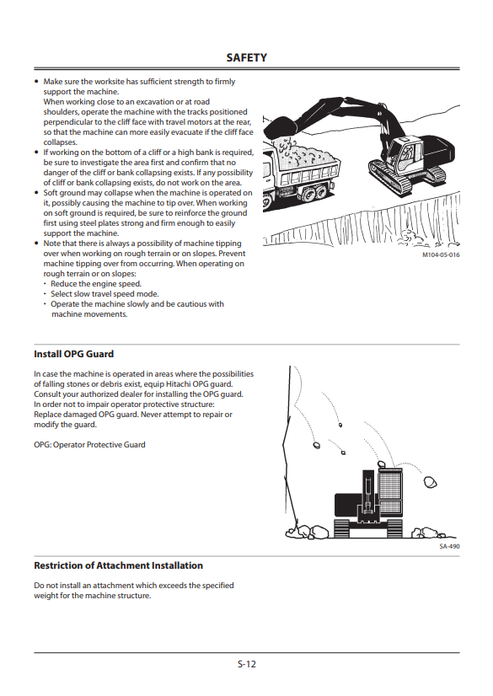 135US-6N & 245USLC-6N Hydraulic Excavator Manual PDF