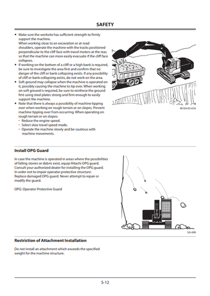 135US-6N & 245USLC-6N Hydraulic Excavator Manual PDF