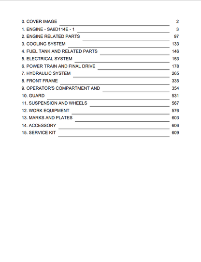 Komatsu WA320-3MC Wheel Loader Sn A31001-Up Parts Catalogue Manual - PDF File