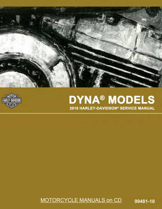 2010 HARLEY-DAVIDSON DYNA SERVICE MANUAL 99481-10 - PDF