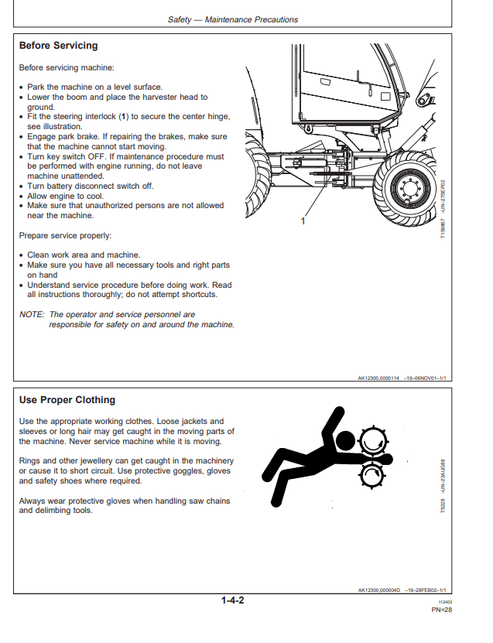 John Deere 1070D Harvester Operator Manual OMF064366