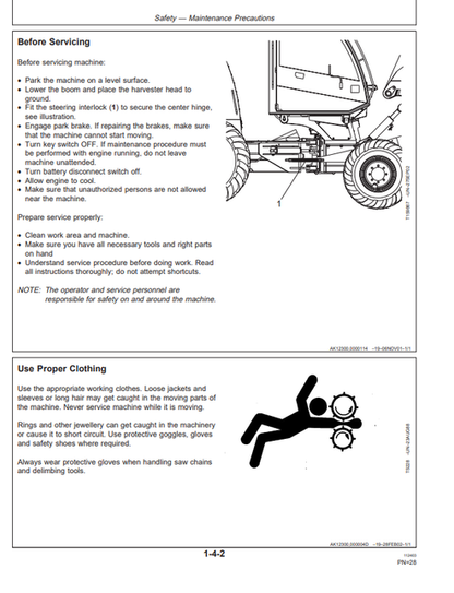 John Deere 1070D Harvester Operator Manual OMF064366