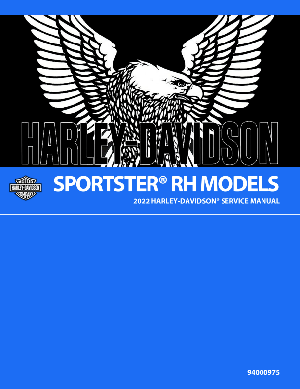 2022 HARLEY-DAVIDSON SPORTSTER RH SERVICE MANUAL 94000975 - PDF