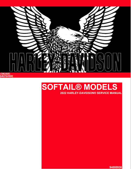 2022 Harley-davidson Softail Service Manual 94000936 - PDF File