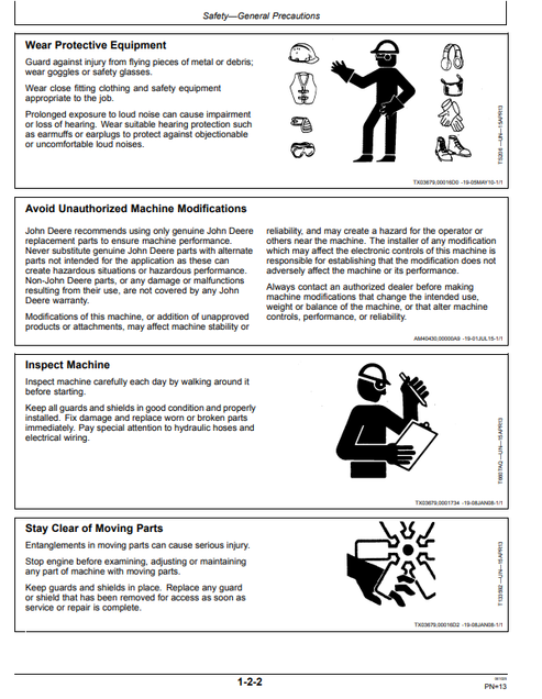 310G, 310SG And 315SG Backhoe Loader Operator Manual OMT191038 PDF