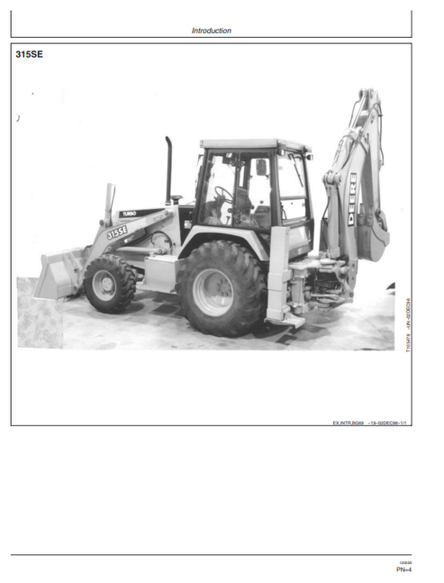 310SE And 315SE Sideshift Backhoe Loader Operator Manual OMT184377 PDF
