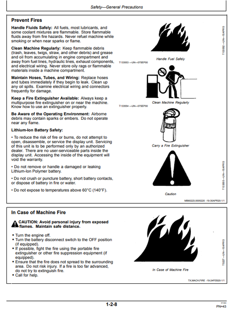 310SL Backhoe Loader Operator Manual OMT446059X019 PDF