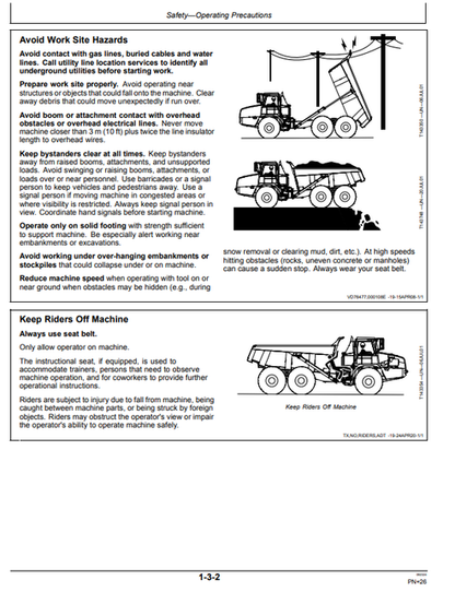 John Deere 250D 300D Articulated Truck Manual PDF