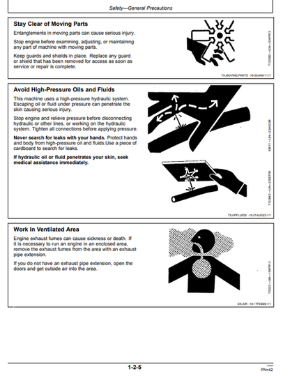 320 P Backhoe Loader Operator Manual OMT483854X019 PDF