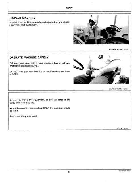401D Tractor Operator Manual OMT78927 PDF