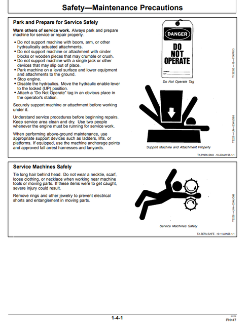 40 P Excavator Operating Guide OMT510862X019 John Deere