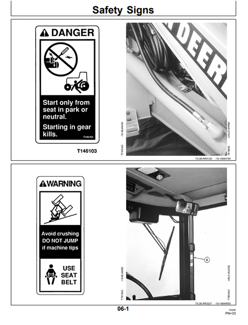 410D & 510D Backhoe Loader Operator Manual OMT152596 PDF