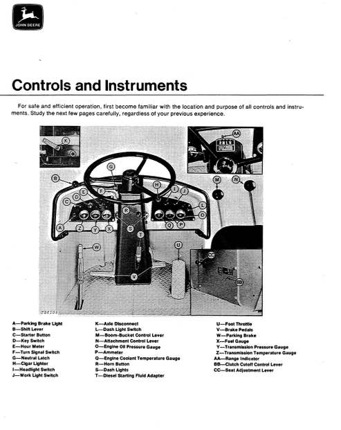 544-A Loader Operator & Maintenance Manual PDF