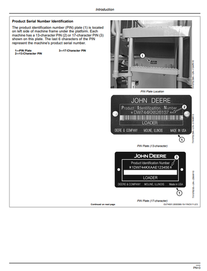 John Deere 744K 4WD Loader Operator Manual OMT260548
