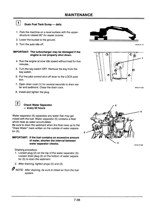 Hitachi EX110M-5 Excavator Operator & Maintenance Manual EM1E9NA21