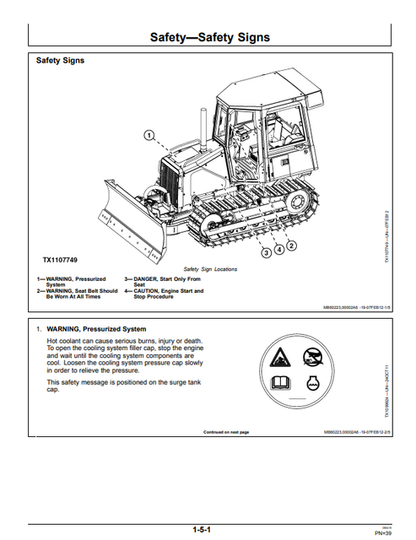 700J Crawler Dozer Operator Manual OMT227267 PDF