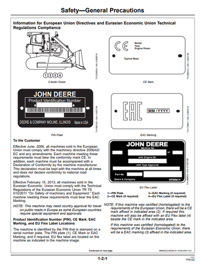850J Crawler Dozer Operator Manual OMT275118 PDF