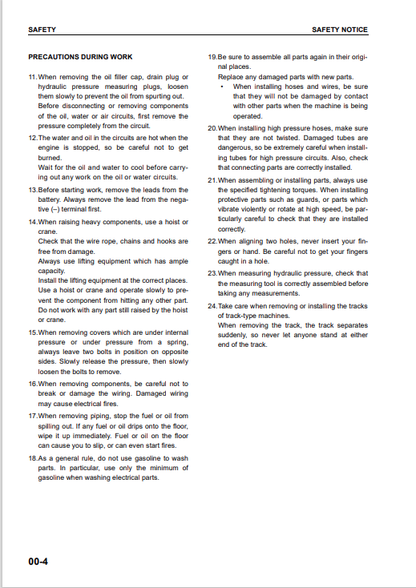 Komatsu WA380-5H Wheel Loader Shop Manual SN H50051 and Up - PDF File