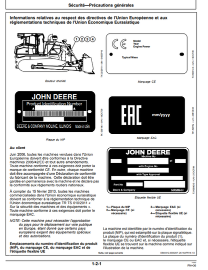 950K Bouteur Chenillé Operator Manual OMT369304X28 PDF