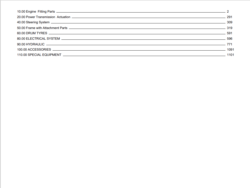 Bomag BC 1172-3 Refuse Compactor Parts Catalogue Manual - PDF File Download