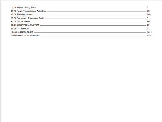 Bomag BC 1172-3 Refuse Compactor Parts Catalogue Manual - PDF File Download