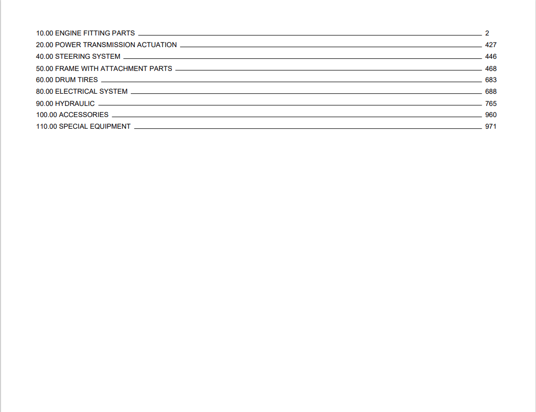 Bomag BC 1172 Refuse Compactor Parts Catalogue Manual 00817827 - PDF File Download