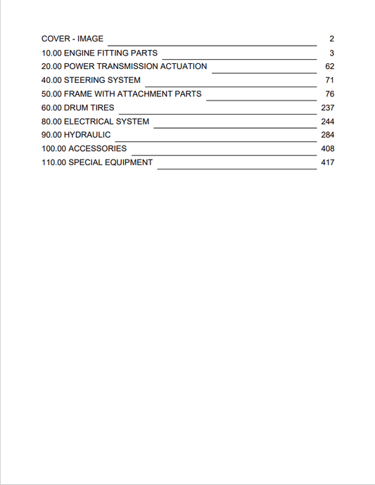 Bomag BC 1173 RB-5 Refuse Compactor Parts Catalogue Manual 00826461 - PDF File Download