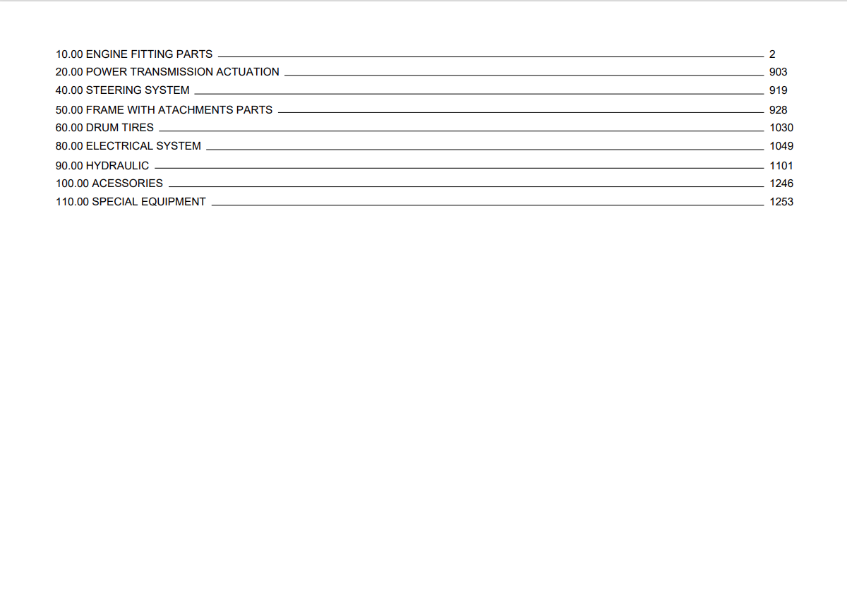 Bomag BC 462 RB Refuse Compactor Parts Catalogue Manual 00818905 - PDF File Download
