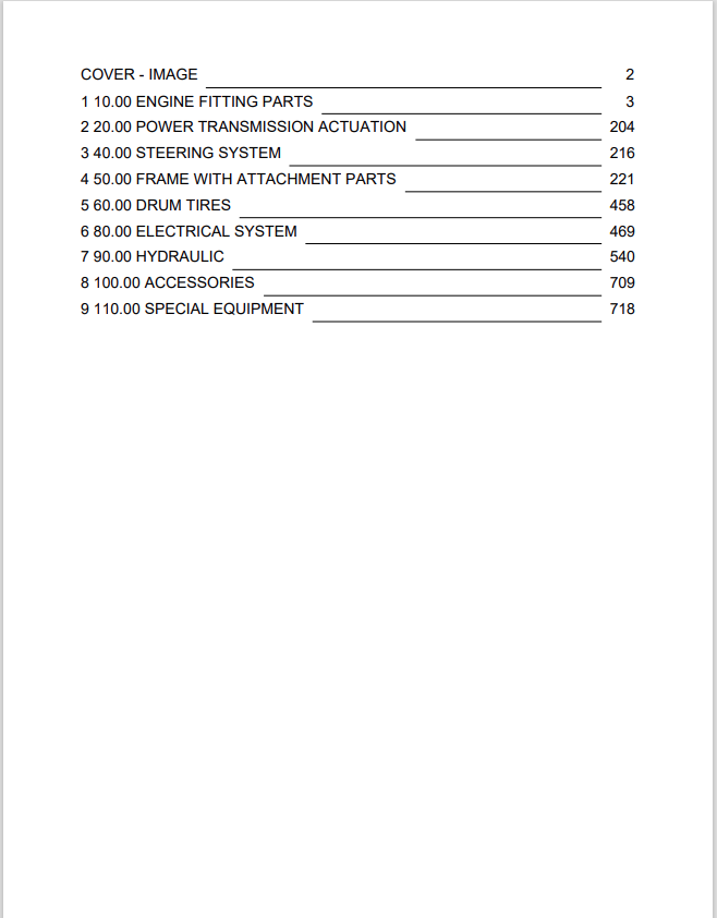Bomag BC 773-5 Refuse Compactor Parts Catalogue Manual - PDF File Download