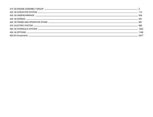 Bomag BF 300 P S340-2 TV Asphalt Pavers Parts Catalogue Manual 00800759 - PDF File Download