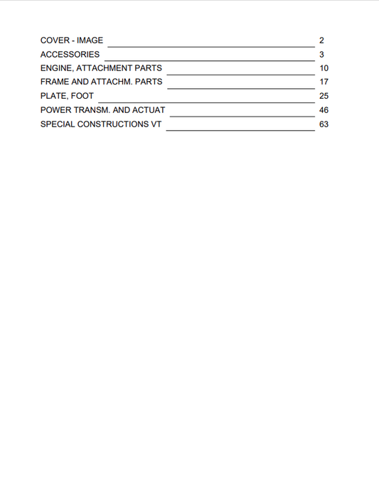 Bomag BPR 40/45 D-2 Reversible Vibrating Plates Parts Catalogue Manual 00816407 - PDF File Download