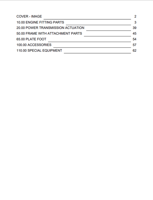 Bomag BT 50 Tamper Parts Catalogue Manual 00826373 - PDF File Download