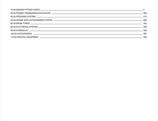 Bomag BW 120 Ad-3 Tandem Vibratory Roller 101170531001 - 101170539999 (00817831) Parts Catalogue Manual