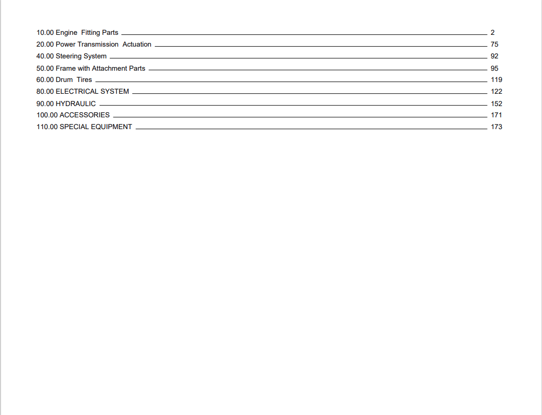 Bomag BW 124 PDH-5 Single Drum Vibratory Roller Parts Catalogue Manual 00825071 - PDF File Download