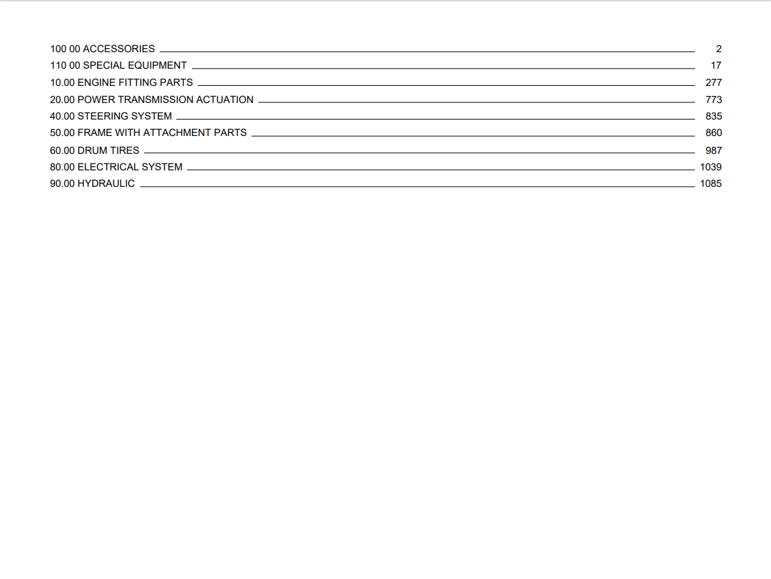 Bomag BW 145 D-3 Single Drum Vibratory Roller Parts Catalogue Manual 00817479 - PDF File Download