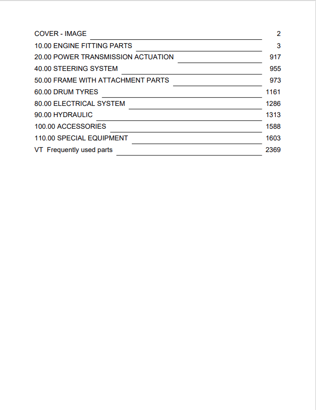 Bomag BW 211 D-3 Single Drum Vibratory Roller Parts Catalogue Manual 00817596 - PDF File Download