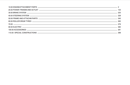 Bomag BW 212 D-2 Single Drum Vibratory Roller Parts Catalogue Manual - PDF File Download